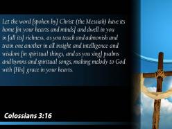 0514 1 colossians 316 songs from the spirit powerpoint church sermon