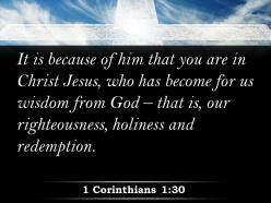 0514 1 corinthians 130 you are in christ jesus powerpoint church sermon