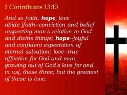 0514 1 corinthians 1313 the greatest of these is love powerpoint church sermon