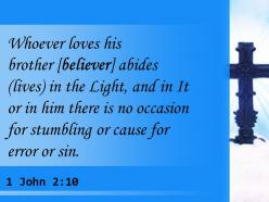 0514 1 john 210 those who love their fellow believers powerpoint church sermon