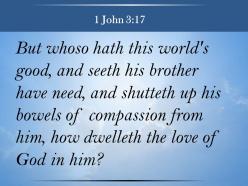 0514 1 john 317 you has material possessions powerpoint church sermon