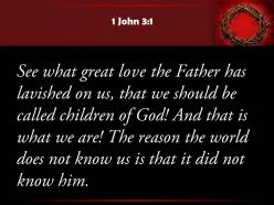 0514 1 john 31 that we should be called powerpoint church sermon