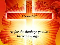 0514 1 samuel 920 as for the donkeys powerpoint church sermon