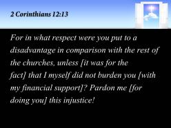 0514 2 corinthians 1213 i was never a burden power powerpoint church sermon