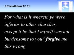 0514 2 corinthians 1213 i was never a burden power powerpoint church sermon