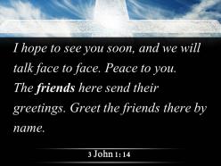 0514 3 john 114 the friends here send powerpoint church sermon