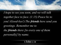 0514 3 john 114 the friends here send powerpoint church sermon