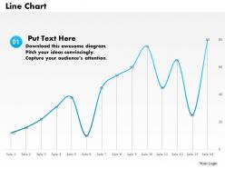 0514 3d linear growth for business powerpoint slides