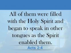 0514 acts 24 holy spirit and began to speak powerpoint church sermon