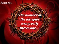 0514 acts 61 the number of the disciples powerpoint church sermon