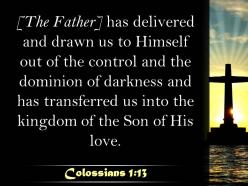 0514 colossians 113 for he has rescued us powerpoint church sermon