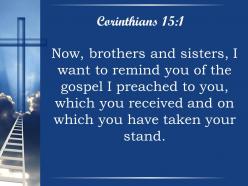 0514 corinthians 151 i want to remind you powerpoint church sermon