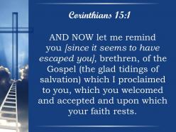 0514 corinthians 151 i want to remind you powerpoint church sermon