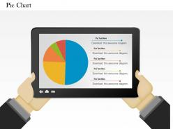 0514 data driven pie chart graphic powerpoint slides