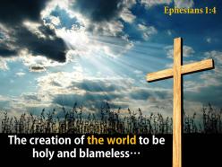 0514 ephesians 14 the creation of the world powerpoint church sermon