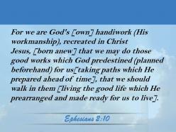 0514 ephesians 210 christ jesus to do good powerpoint church sermon