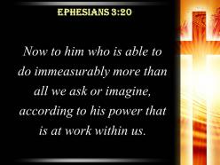 0514 ephesians 320 his power that is at work powerpoint church sermon