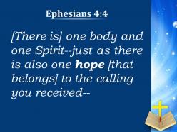 0514 ephesians 44 there is one body powerpoint church sermon