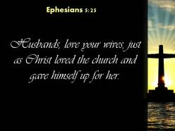 0514 ephesians 525 husbands love your wives powerpoint church sermon