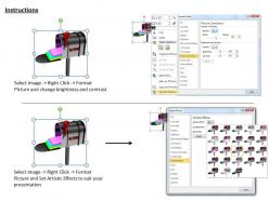 0514 get your mails in mail box image graphics for powerpoint