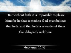 0514 hebrews 116 and without faith powerpoint church sermon