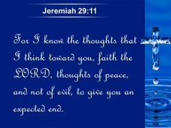 0514 jeremiah 2911 for i know the plans power powerpoint church sermon