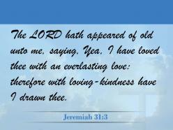 0514 jeremiah 313 i have drawn you powerpoint church sermon