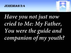 0514 jeremiah 34 my friend from my youth power powerpoint church sermon