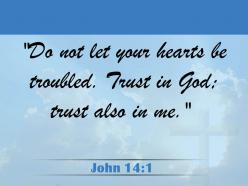 0514 john 141 do not let your hearts powerpoint church sermon