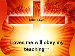 0514 john 1423 loves me will obey powerpoint church sermon