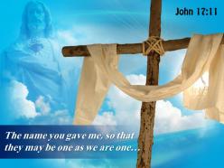 0514 john 1711 the name you gave me powerpoint church sermon