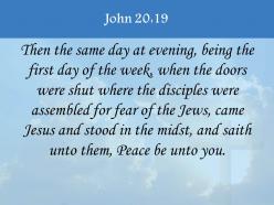 0514 john 2019 peace be with you powerpoint church sermon