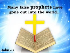 0514 john 41 many false prophets have gone powerpoint church sermon