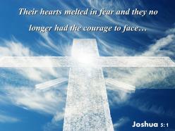 0514 joshua 51 their hearts melted in fear powerpoint church sermon