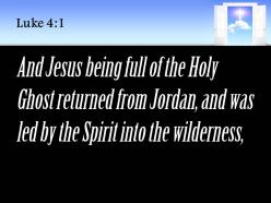 0514 luke 41 the jordan and was led power powerpoint church sermon