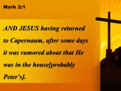 0514 mark 21 a few days later when jesus powerpoint church sermon