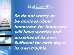 0514 matthew 634 therefore do not worry powerpoint church sermon