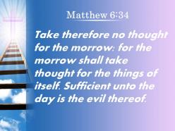 0514 matthew 634 therefore do not worry powerpoint church sermon