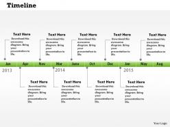 0514 monthly target growth time line diagram powerpoint slides