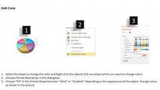 0514 multicolored data driven pie chart powerpoint slides