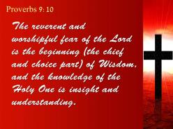 0514 proverbs 910 the fear of the lord powerpoint church sermon