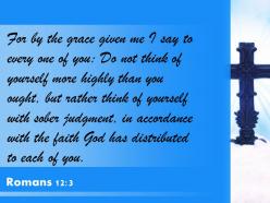 0514 romans 123 for by the grace given me powerpoint church sermon