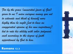 0514 romans 123 for by the grace given me powerpoint church sermon