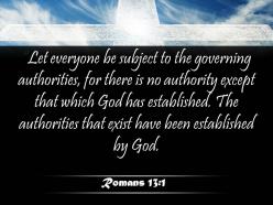 0514 romans 131 let everyone be subject powerpoint church sermon