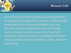 0514 romans 320 the law we become conscious power powerpoint church sermon