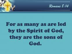 0514 romans 814 for those who are led powerpoint church sermon