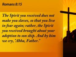 0514 romans 815 the spirit you received powerpoint church sermon