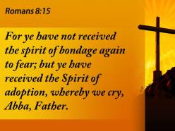 0514 romans 815 the spirit you received powerpoint church sermon