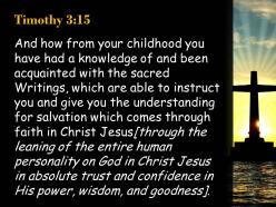 0514 timothy 315 faith in christ jesus powerpoint church sermon