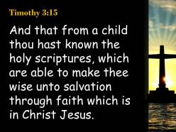 0514 timothy 315 faith in christ jesus powerpoint church sermon